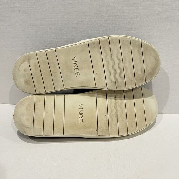 Vince Sneakers Black White Women's Size 9.5 US/39.5 EUR Preston 3 Slip-On Mesh - Picture 9 of 13